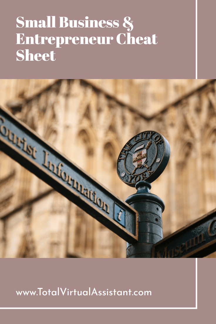 Small Business & Entrepreneur Cheat&nbsp;Sheet